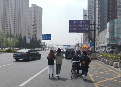 吉林大街民生醫院門(mén)前交通導向
