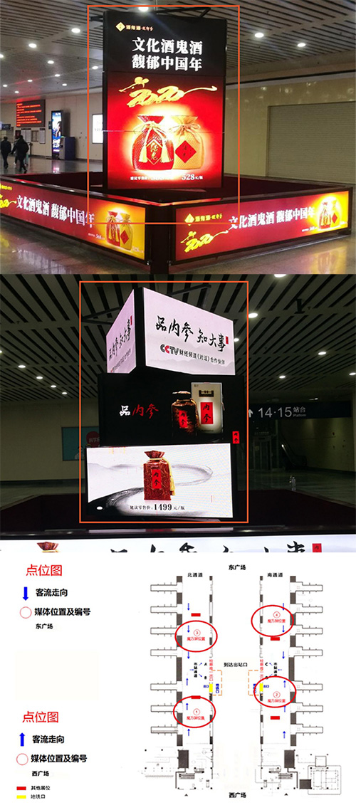 出站通道LED旋轉屏