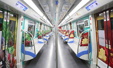 合肥地鐵創(chuàng  )意半包車(chē)廣告