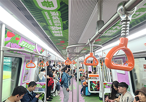 吐魯番桑葚節-烏魯木齊地鐵燈廣告